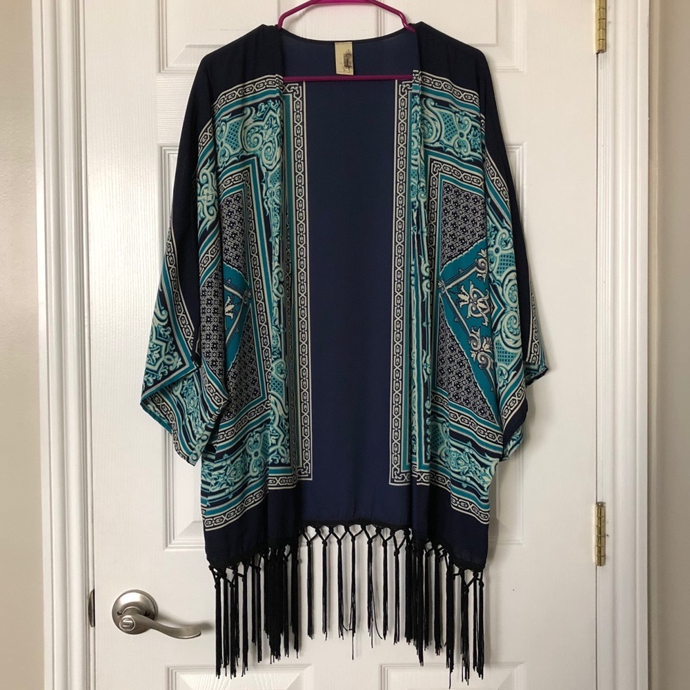 Patterned Kimono Wrap